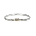 Two-Tone 18K Gold Dragon Weave Bracelet Studio Gaelsong