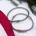 Two-Tone 18K Gold Dragon Weave Bracelet Gaelsong