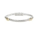 Handcrafted 18K Gold Celtic Eternity Bracelet studio Gaelsong
