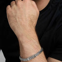 Men's Trinity Knot Silver Bracelet Gaelsong
