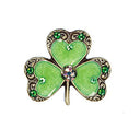 J60077 Enameled Shamrock Pin On Gaelsong