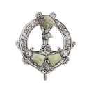 Connemara Marble Celtic Tara Brooch Gaelsong