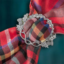 J69001 Scottish Thistle Scarf Ring Lifetsyle Gaelsong