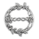 J69003 J69003Handmade Irish Oakleaf and Acorns Round Scarf Ring  Gaelsong