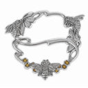 Honeycomb Bee Celtic Scarf Ring Gaelsong
