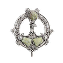 Connemara Marble Hill of Tara Brooch Gaelsong
