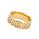 Handmade 10K Gold Unique Celtic Wedding Ring Gaelsong