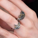 River and Stones Sterling Silver & 10K Gold Ring Lifestyle Gaelsong