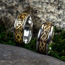 J74023 10K Gold Celtic Eternity Knot Wedding Ring Lifestyle Gaelsong