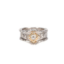 J74028 3 PIECE Handmade 10K Gold Trinity Knot Diamond Ring Shop online on Gaelsong