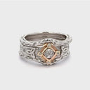  Handmade 10K Gold Trinity Knot Diamond Ring Studio Gaelsong