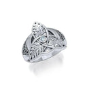 J75064 Oak, Ash and Thorn Pagan Ring Gaelsong
