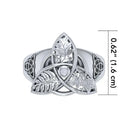 J75064 Oak, Ash and Thorn Pagan Ring Size Gaelsong
