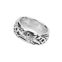 J75088 Viking Dragon Ring Made of Oxidized Sterling Silver  Gaelsong