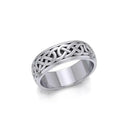 J76300 Sterling Silver Celtic Spinner Ring Gaelsong
