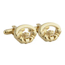 Gold Plated Irish Claddagh Cufflinks Gaelsong