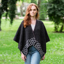 A20288 Open Front Geometric Celtic Stole Front On Gaelsong