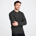 Men's Heavyweight Traditional Aran Wool Sweater