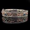 Silver & 10K Gold Brave Heart Celtic Bracelet