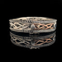 Silver & 10K Gold Brave Heart Celtic Bracelet