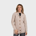 A20304 Women's Traditional Shawl Collar Irish Cardigan Gaelsong